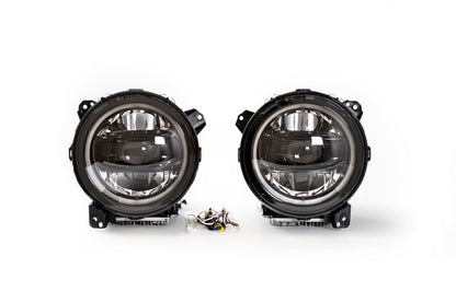 DV8 Offroad LED Projector Headlights: Jeep Wrangler (18-22) / Gladiator (20-22)