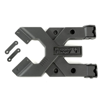 Rugged Ridge Spartacus HD Die Cast Aluminum Tire Carrier Hinge Casting: Jeep Wrangler (07-18)
