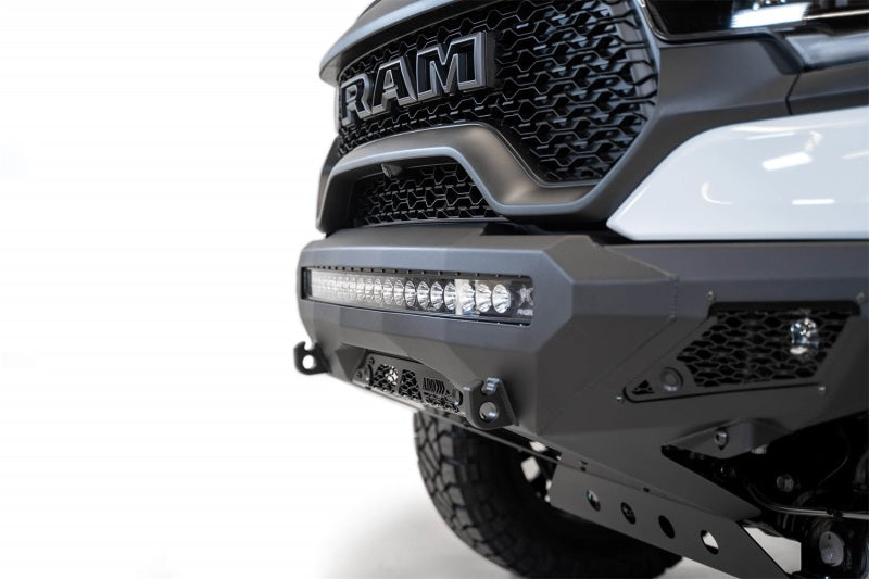 Addictive Desert Designs Stealth Fighter Front Bumper (FRONT): Ram 1500 TRX (19-24) - Hammer Black