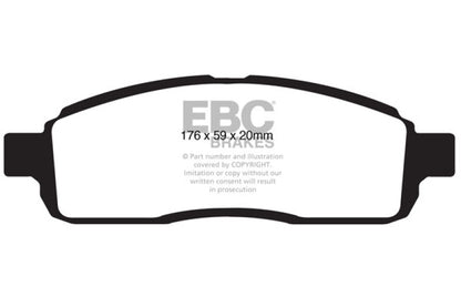 EBC Greenstuff Front Brake Pads | 09 Ford F150 4.6 (2WD) 6 Lug