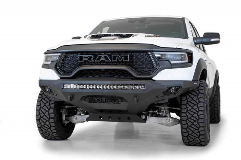 Addictive Desert Designs Stealth Fighter Front Bumper (FRONT): Ram 1500 TRX (19-24) - Hammer Black