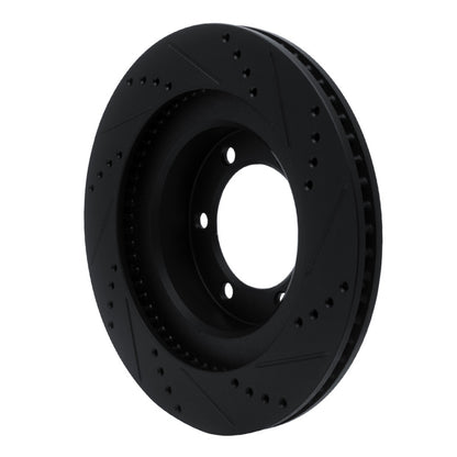 R1 03-09 Lexus GX470 Front Drilled & Slotted Brake Rotor | Toyota 4Runner (06-09) (ECB-76126L)