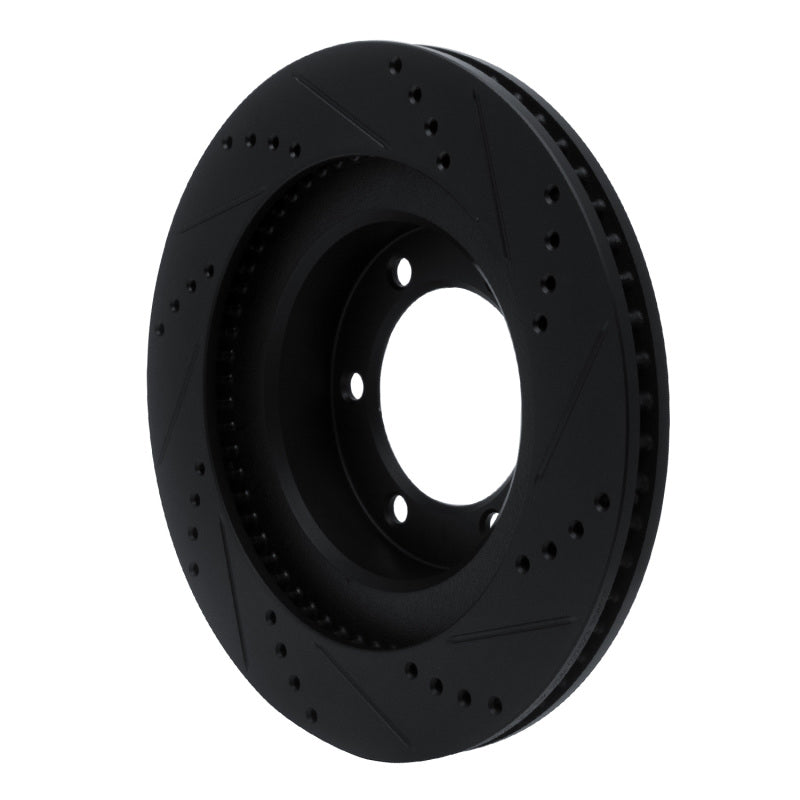 R1 03-09 Lexus GX470 Front Drilled & Slotted Brake Rotor | Toyota 4Runner (06-09) (ECB-76126L)