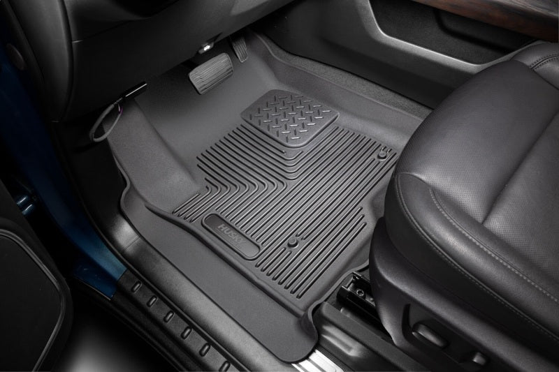 Husky WeatherBeater Front & 2nd Seat Floor Liners | Chevrolet Silverado 1500 (19-23) / GMC Sierra 1500 (19-23) (94021)