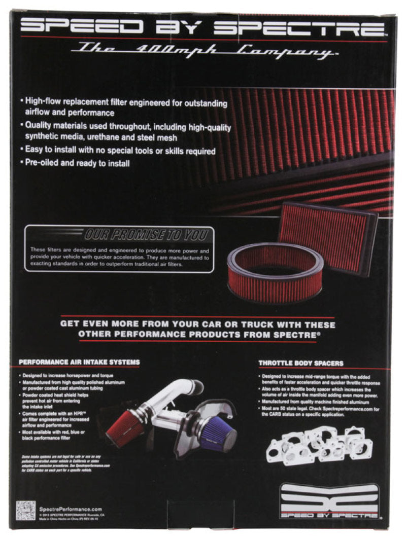 Spectre Replacement Panel Air Filter: Fits Dodge Ram 1500/2500/3500 2002-2025