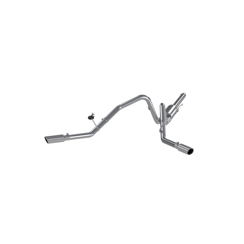 MBRP 3in. Cat-Back Dual Split Side Exit Exhaust | Ford F150 (04-08) 4.6L/5.4L EC/CC-SB (S5204AL)