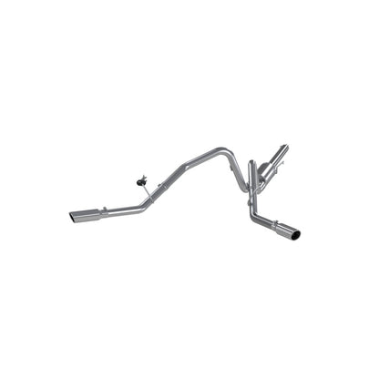 MBRP 3in. Cat-Back Dual Split Side Exit Exhaust | Ford F150 (04-08) 4.6L/5.4L EC/CC-SB (S5204AL)