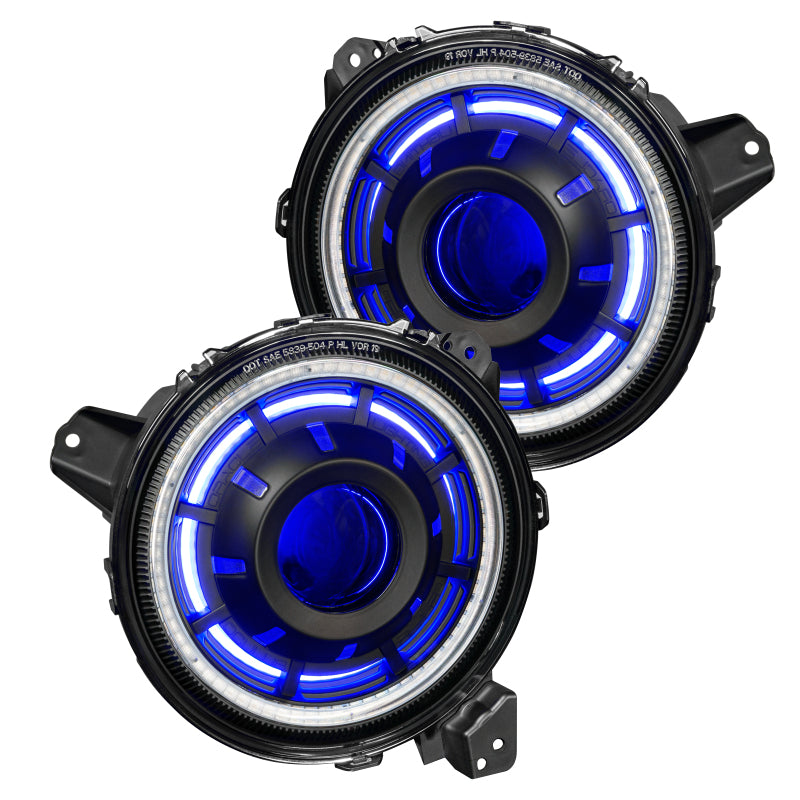 ORACLE Lighting Bi-LED Projector Headlights: Jeep Wrangler / Gladiator (18-24)