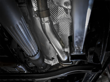 AFE Twisted Steel Loop Delete Pipe: Jeep Gladiator (2020-2025) / Wrangler (2018-2025) 3.6L V6