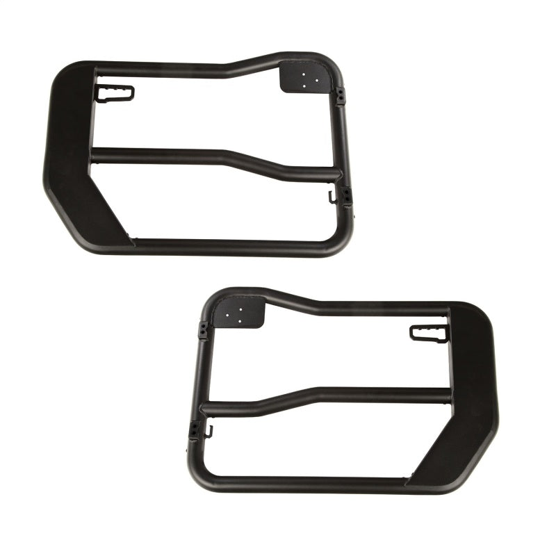 Rugged Ridge Front Fortis Tube Doors with Mirrors (PAIR): Jeep Wrangler JL / Gladiator JT 2018-26 / 20-24
