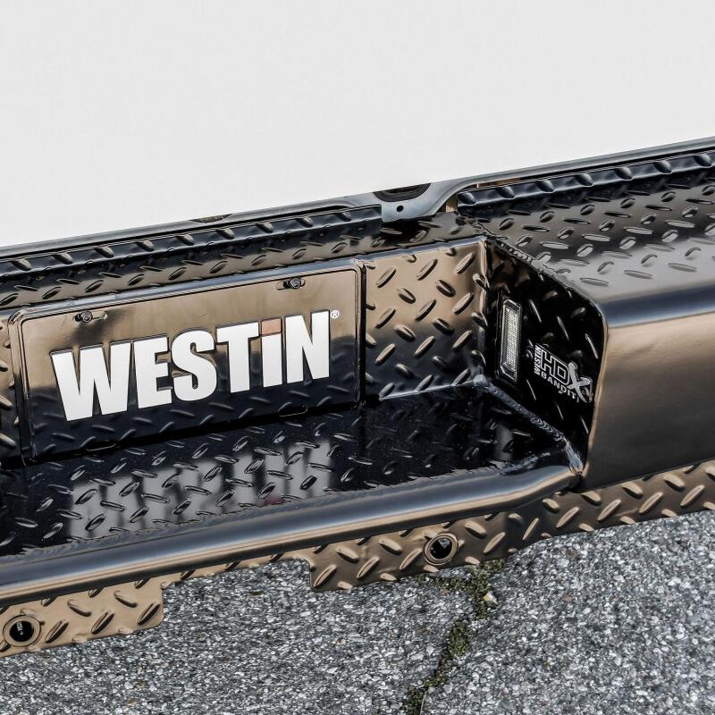 Westin Black HDX Bandit Rear Bumper: Fits Dodge Ram / Ram 1500 / 2500 / 3500 (09-24)