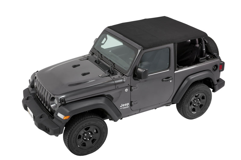 Bestop Trektop Premium Black Twill Soft Top (F&R): Jeep Wrangler JL 2018-2025 2.0L / 3.6L