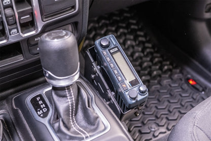 Rugged Ridge Race Radio Mount: Fits Most Jeep Wrangler / Gladiator Models (2018-2026)