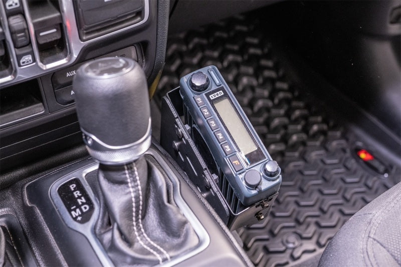 Rugged Ridge Race Radio Mount: Fits Most Jeep Wrangler / Gladiator Models (2018-2026)