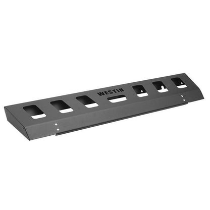 Westin Textured Black Front Bumper Skid Plate: Jeep Wrangler (18-24) / Gladiator (20-24)