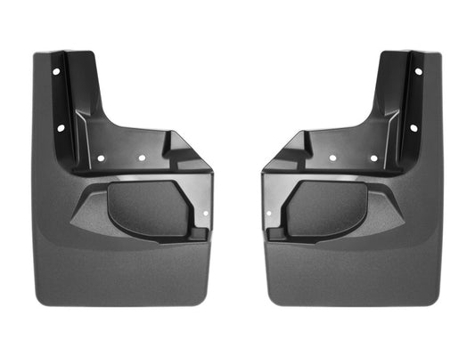 WeatherTech Front MudFlaps (2PC, Black): Jeep Gladiator 2020 - 2025