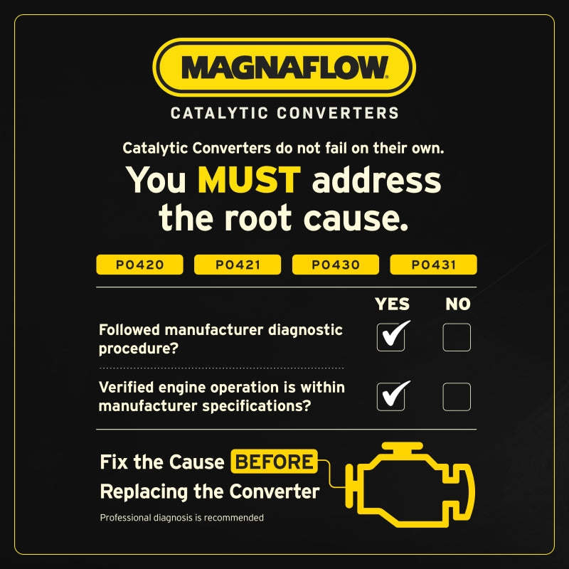 MagnaFlow Conv DF 2.7 Rear Catalytic Converter | Toyota Tacoma (05-23) (24487)