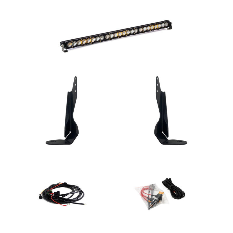 Baja Designs 30in Grille LED Light Bar Kit S8 Driving Combo | GMC Sierra 2500HD/3500HD (20-26) (447850)