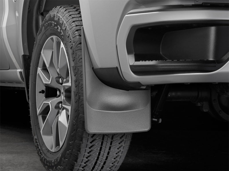 WeatherTech No-Drill MudFlaps | Chevrolet Silverado 1500 Crew Cab (19-26), Silverado ZR2 (22-26)