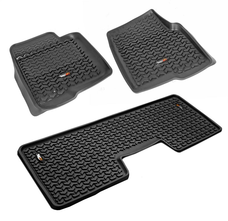 Rugged Ridge Front/Rear Floor Liner | Ford F-150 (09-12, 13-14) / Raptor (10-14) (82989.21)