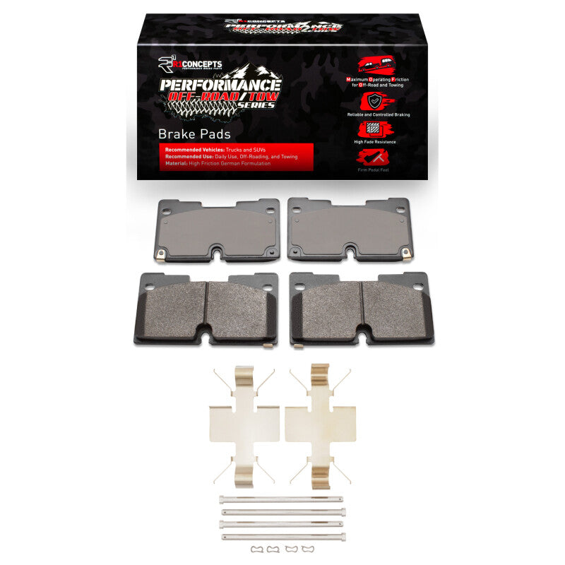 R1 2019-2025 Cadillac Escalade Off-Road/Tow Brake Pads & Hardware Kit | Chevrolet Silverado 1500 (19-26) / GMC Sierra 1500 (19-26) (2400-2173-01)