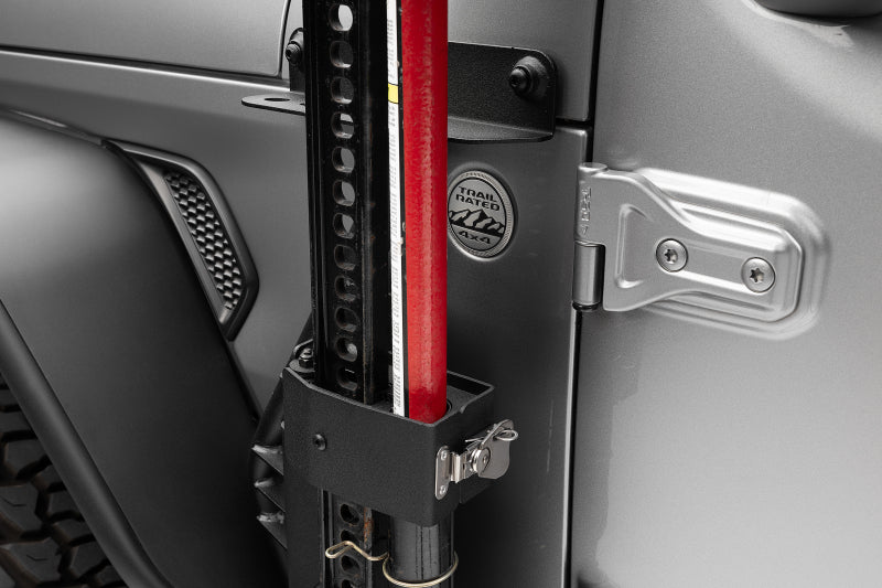 Go Rhino Front Fender Jack Mount (FRONT): Jeep Wrangler / Gladiator (07-26) - Textured Black