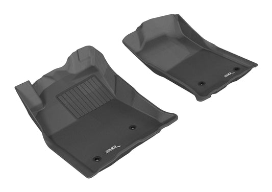 3D MAXpider KAGU 1st Row Floormat - Black | 2005-2011 Toyota Tacoma Reg/ACS/DBL Cab (L1TY05711509)