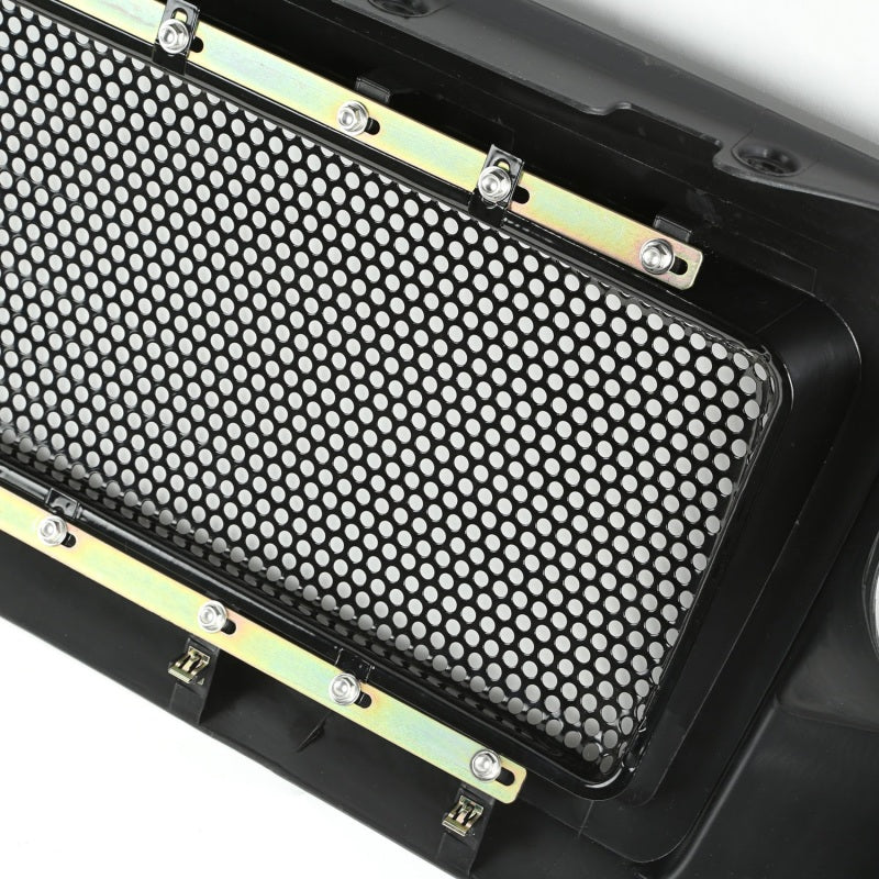 Rugged Ridge Spartan Satin Black Grille: Fits Most Jeep Wrangler Models (2007-2018)