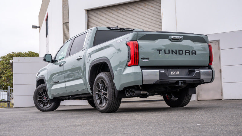 Borla 22-24 Toyota Tundra 3.4L V6 Hybrid Ext. Cab/Std Bed/145.7in WB S-Type Cat-Back - Carbon | Hybrid (140939CFBA)