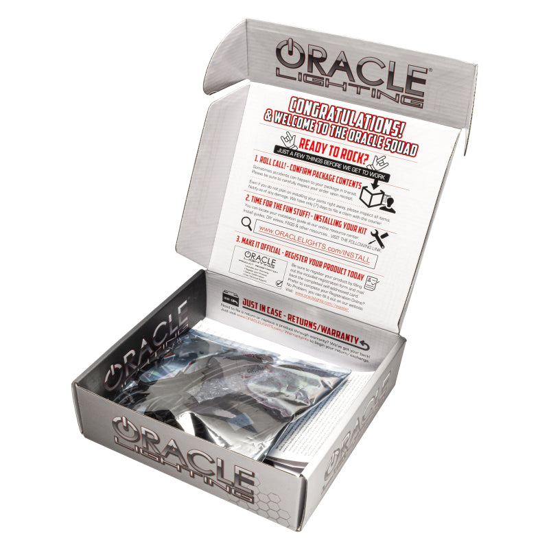 ORACLE Lighting LED Surface Mount Fog Light Halo Kit (FRONT): Fits Jeep (07-26) w/ Adhesion Promoter