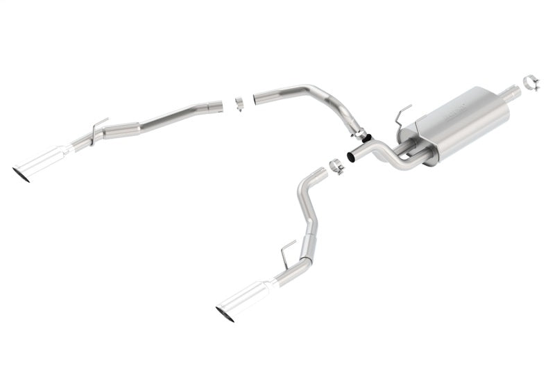 Borla Touring Cat-Back Exhaust (Polished Tips, Thru Bumper): Dodge Ram 5.7L Hemi (02-18)