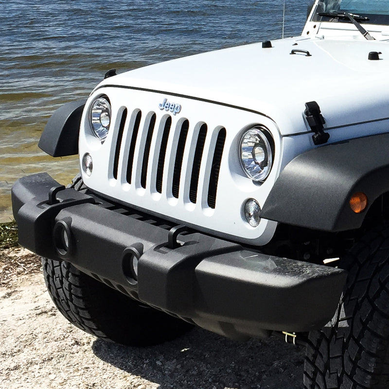 KC HiLiTES Gravity LED Pro 7" Headlights (FRONT): Jeep Wrangler JK 2007-2018