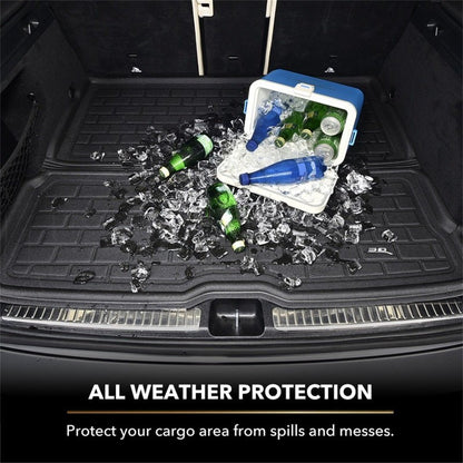 3D MAXpider Kagu Black Cargo Liner - 2021+ Ford Bronco 4DR Floor Mats offroad accessory | Iron Ridge Offroad