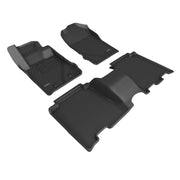 3D MAXpider Kagu Black Floor Mats 1st/2nd Row - 2021+ Ford Bronco 4 DR Floor Mats offroad accessory | Iron Ridge Offroad