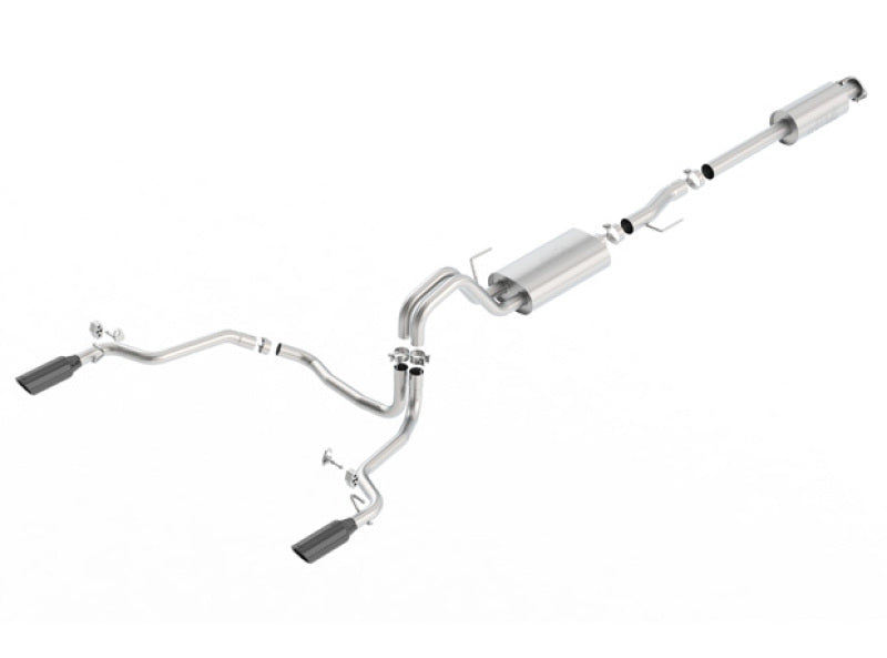 Borla 15-17/18-20 Ford F-150 2.7L/3.5L EcoBoost/5.0L V8 Rear Exit S-Type Catback Exhaust | Ford F-150 (15-17/18-20) / Raptor (17-20) (140615BC)
