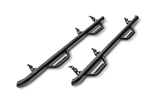 N-Fab Nerf Step 15-17 GMC - Chevy Canyon/Colorado Crew Cab 5ft Bed - Tex. Black - W2W - 3in