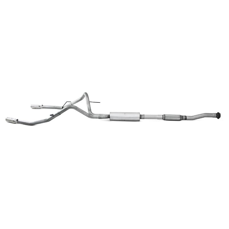 MBRP 3in Aluminized Cat Back Dual Split Rear Exit Exhaust | Ford F-150 5.0L V8 (11) (S5234AL)