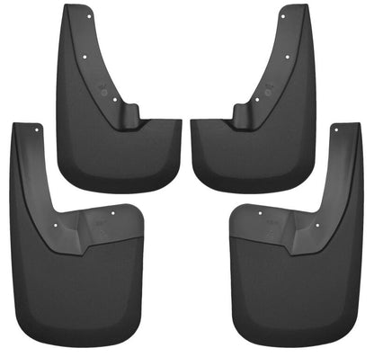 Husky Liners Black Mud Guards (F&R): Fits Dodge Ram / Ram w/ OE Fender Flares (09-23)