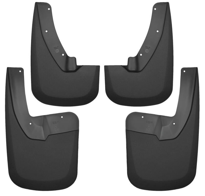 Husky Liners Black Mud Guards (F&R): Fits Dodge Ram / Ram w/ OE Fender Flares (09-23)