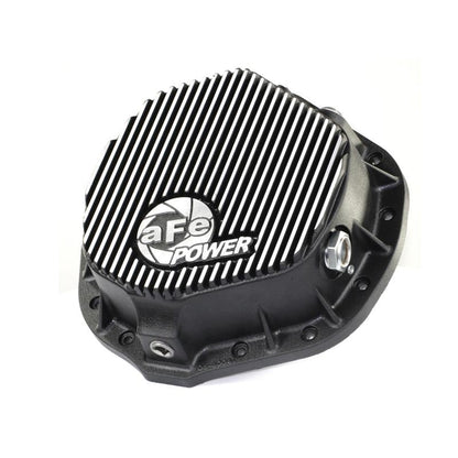 aFe Street Series Front Differential Cover: Dodge Ram 2500 / Ram 3500 2003 - 2010 w/ Machined Fins