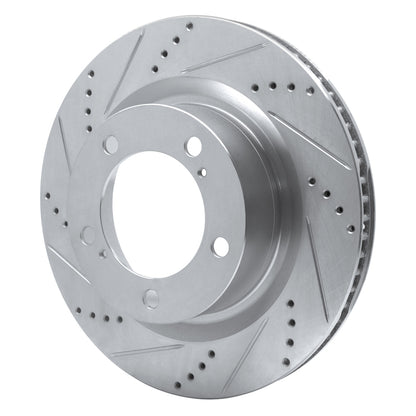 DFC Drilled & Slotted Silver Brake Rotor | Lexus LX570 (14-18)