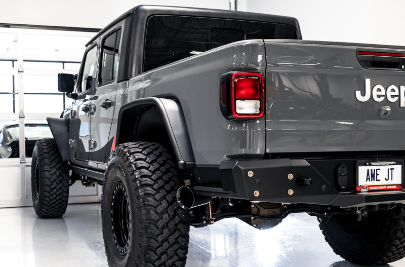 AWE Tread Edition Cat-Back Exhaust (Black Tips, Dual Exit): Jeep Gladiator 3.6L V6 2020 - 2025