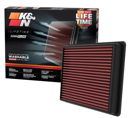 K&N 2022 Toyota Tundra V6-3.5L F/I Turbo Replacement Air Filter | Toyota Tundra (22-26) (33-5129)
