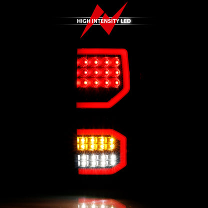 ANZO LED Tail Light Assembly Black Housing w/ Smoke Lens Pair | Toyota Tundra (07-13) (311337)