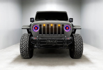 ORACLE Lighting Bi-LED Projector Headlights: Jeep Wrangler / Gladiator (18-24)