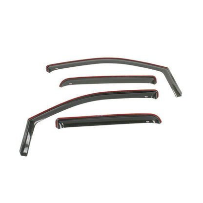 Westin Wade In-Channel Wind Deflector 4pc: Jeep Wrangler (07-17) / Wrangler JK (18)