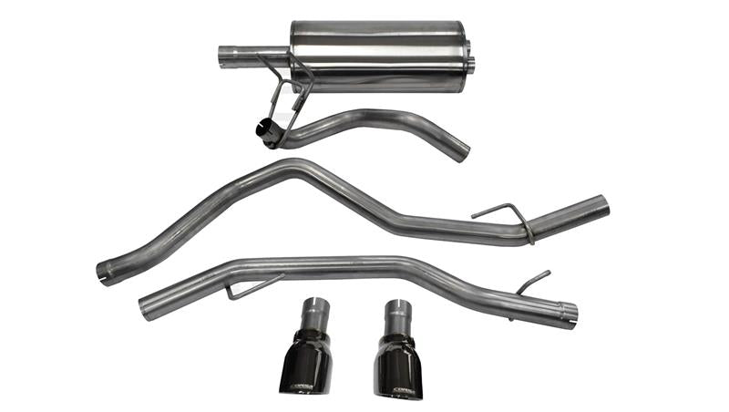 Corsa Sport Cat-Back Exhaust System (Black Tips): Dodge Ram 5.7L Hemi 1500 2009 - 2018