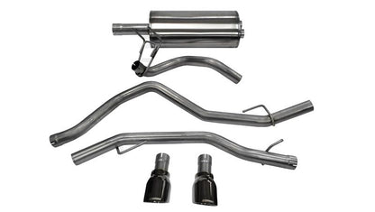 Corsa Sport Cat-Back Exhaust System (Black Tips): Dodge Ram 5.7L Hemi 1500 2009 - 2018