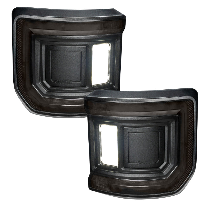 Oracle Lighting Flush Mount LED Tail Lights: Jeep Gladiator 2020-2024 w/ Tinted Lens