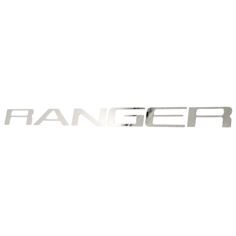 Putco Stainless Steel Tailgate Letters | Ford Ranger (19-26) (55554FD)